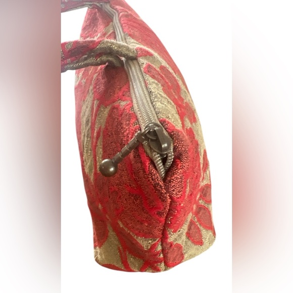 Elegant Red Floral Women's Bag - Picture 4 of 12